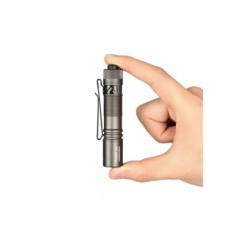 Acebeam Pokelit AA Grey Mini Rechargeable EDC Compact Flashlight 1000