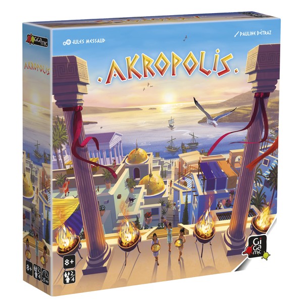 Akropolis | Strategy Game for Teens and Adults | Ages 8+ | 2 to 4 Players | 30 Minutes
