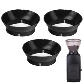 IMPRESA Paquete de 3 juntas de repuesto para amoladora de rebabas, compatibles con Baratza Encore y Virtuoso, 2-3/8 pulgadas x 3/4 pulgadas, color negro, prolonga la vida útil de la máquina