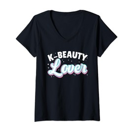 K-Beauty Skincare Oppa Korean Beauty South Korea V-Neck T-Shirt