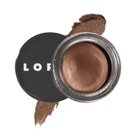 LORAC Lux Diamond Crème Eye Shadow | Metallic Shimmer Eyeshadow Powder | Suede Brown