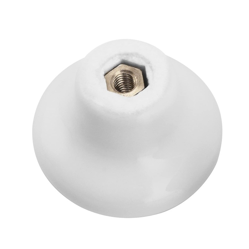 NINGWAAN 30 Pack White Door Cabinet Knobs, Ceramic Dresser Drawer