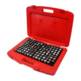 DBM IMPORTS Set of 125 PC M4 Steel Pin Gage Plus 0.626-0.750" Gauge Set Metal Steel Plug