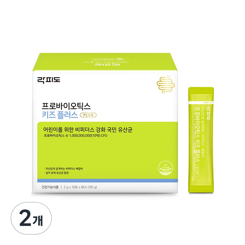Rockfido Probiotics Kids Plus 60p, 1 piece, 120g / 락피도