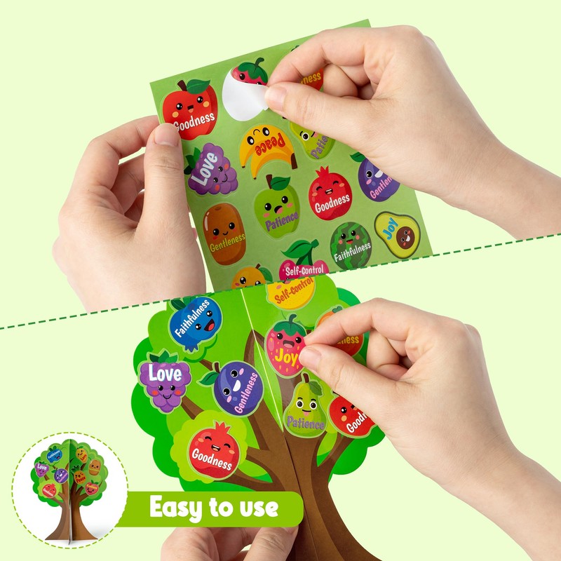 AgincBerry 32 Set Fruit Bible Trees Craft Kits Make Your