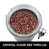 Oggi Set of 4 Stainless Steel Kitchen Canisters - Airtight