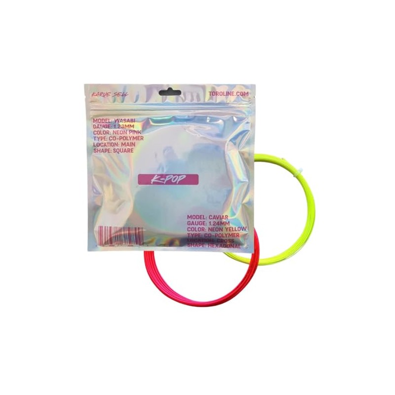 Toroline K-Pop Hybrid Tennis String Set