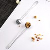 Olive Spoon with Drain Hole,Stainless Steel Pickle Spoon Slotted Spoon