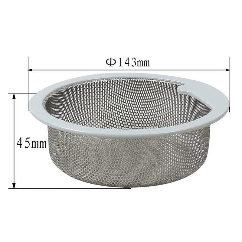 Talea Kitchen Sink Shallow Basket Drain Strainer