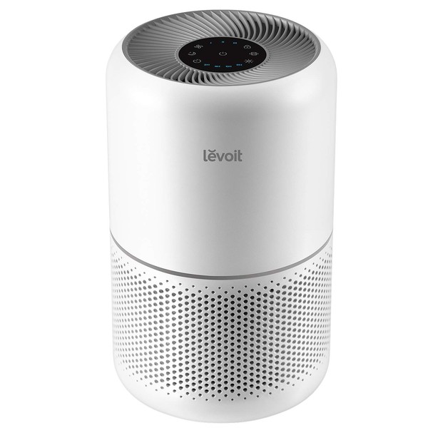 LEVOIT Air Purifier for Home Allergies Pets Hair in Bedroom, Covers Up to 1095 Sq.Foot Powered by 45W High Torque Motor, 3-in-1 Filter, Remove Dust Smoke Pollutants Odor, Core 300, White