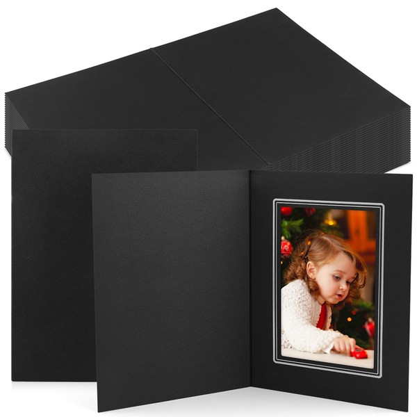 Golden State Art, Pack of 25, 4x6 Photo Folders, Cardboard