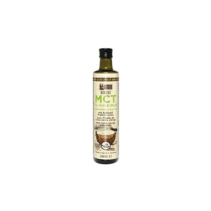 Aman Prana Coconut Oil, 83% MCT, 500 ml