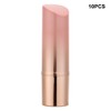 10pcs Round Empty Lipstick Tube Lip Balm Refillable Shell Container