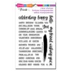 Stampendous Greetings Galore Perfectly Clear Stamp Set