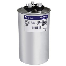 100335-31 - 50 + 5 uf MFD 440 Volt VAC - Lennox Round Dual Run Capacitor Upgrade