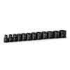 Capri Tools 3/8 in. Drive Shallow Impact Socket Set, 12-Point,