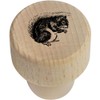 19mm 'Squirrel' Wooden Bottle Stopper/Cork (BS00022136)