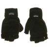 Wool Acrylic Glove Mitts - Black