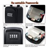 Protable Key Storage Security Lock,V-Resourcing® Door Knob Mounted Re-settable 4