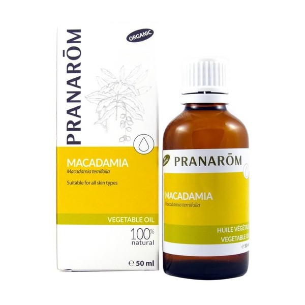 Pranarom Macadamia Oil, Organic Massage & Moisturizing Oil for All