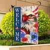 4th Of July Garden Flag - Flags for Outside Welcome,12x18