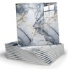 Chejiaye Thick 22pcs Marble Peel and Stick Backsplash Surface Waterproof