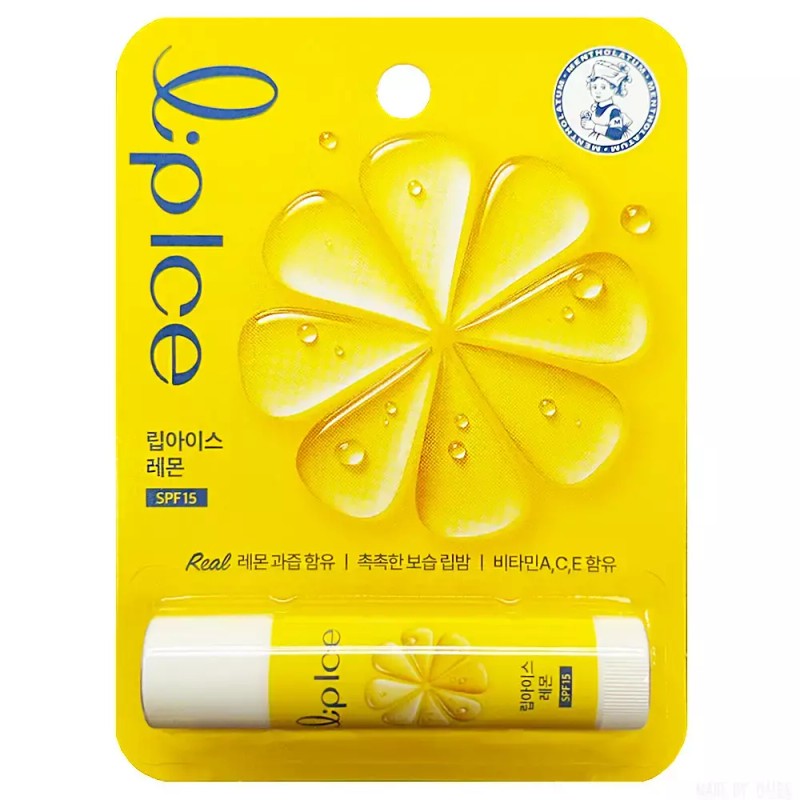 Mentosradem 멘소래담 립아이스 립밤 레몬 3.5g 1개 [멘소래담 딥 모이스트