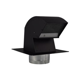 Imperial Manufacturing Group Vt0568-A 6 Black R-2 Premium Roof Vent Cap With Collar
