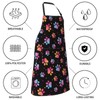 Yipaidel Dog Paw Adjustable Bib Apron Waterproof Kitchen Cooking Baking