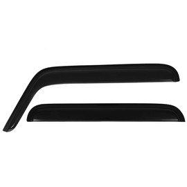 OCPTY Window Visors Fits for 2007-2017 For Jeep Wrangler Tape-on Rain Guards Side Window Deflectors 4 Pieces(2pcs for front doors and 2pcs for rear doors)