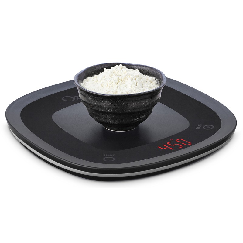 Ozeri Touch Waterproof Digital Kitchen Scale, Washable and Submersible