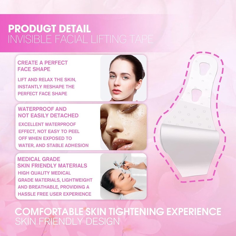 120pcs Face Lift tape Invisible,Facelift Tape, Instant Face Tape Strings