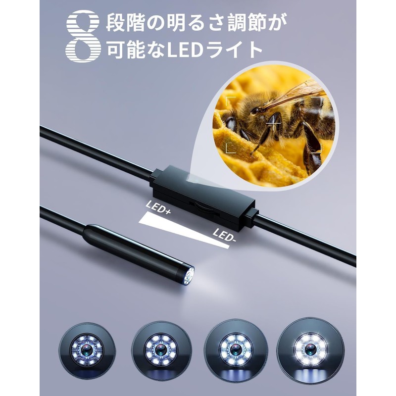 5mm Ultra-Slim Fiberscope Endoscope Camera 3.5 Million Pixels Waterproof Industrial