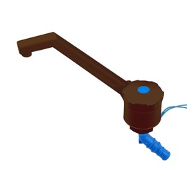 Unbekannt 12 V Tap for Motorhome, Caravan, ABS Plastic, Height: 135 mm, 90 g, Brown