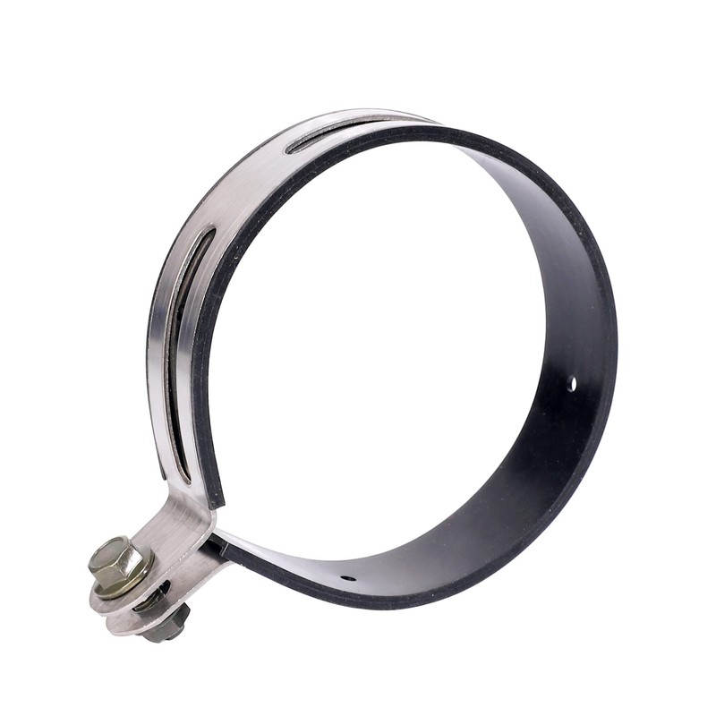 Minho Universal Motorcycle Exhaust Clamps in Alloy steel Material,1 Piece