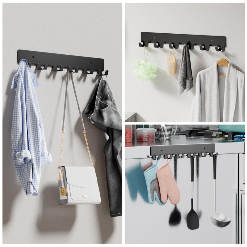 GTK Key Holder for Wall, Key Hooks with 12 Hooks,