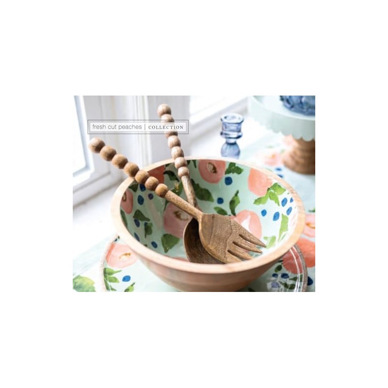 Boston International Mango Wood Bowl Serving Dish for Salad Fruit