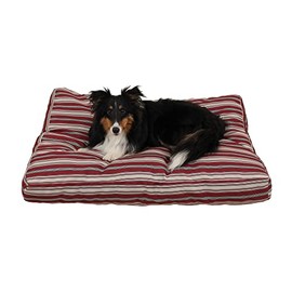 CAROLINA PET COMPANY Striped Faux Gusset Jamison Indoor/Outdoor Bed