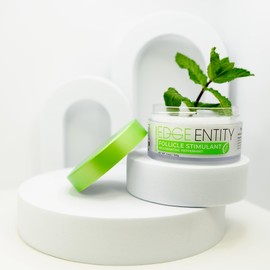 Edge Entity Hair Styling Agent Cream - Effective Scalp Care with Natural Oils & Vitamins, Supports Hair Growth, Invigorating Peppermint Infusion, For Dry Scalp Repair & Breakage Prevention, 1 oz