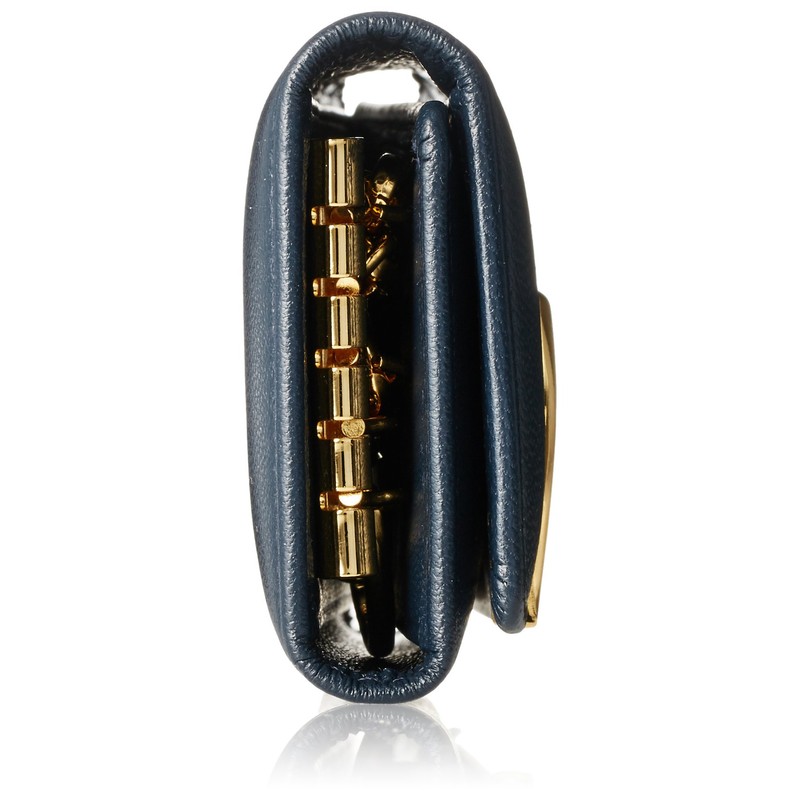 Tsumori Chisato 57391 Cat Frame Key Case, navy