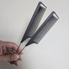 Professional Carbon Black Steel Tail Comb for Hair Styling, 1pc Care 5ea