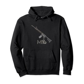 Weapon of choice M-16 Weaponry, Toy guns Gun Pullover Hoodie