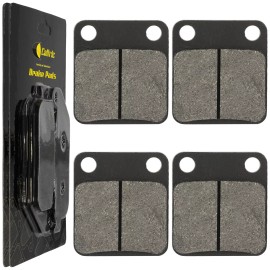Caltric Brake Pads for Yamaha Warrior 350 YFM350 1989-2004 Front Brakes