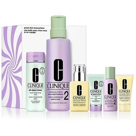 Clinique Great Skin Everywhere 3-Step Set For Dry combination Skin (Types 1 2)