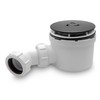 CranPlas Black Shower Trap | 90MM High-Flow Shower Waste Trap