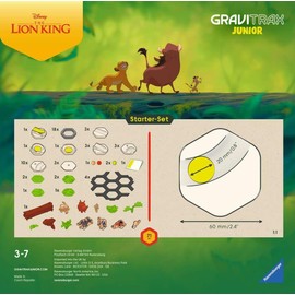 Ravensburger GraviTrax Junior: Lion King Bundle| STEM Toy | Enhances Creative Thinking | Globally Recognized Brand | Ideal for Kids Ages 3 and Up
