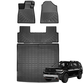 Topraco Floor Mats fit for Honda Passport Accessories 2026 Cargo Mat TPE All Weather Protection Floor Liners