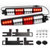 ASPL 32LED Visor Lights 26 Flash Patterns Windshield Emergency Hazard