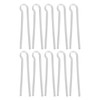 10PCS Sound Aid Tubes Replacement Easy Installation Accessory Silicone Preformed