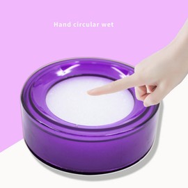 DIIOOMIEEU DIIOOMIEEU Finger Wet Sponge Cup Finger Moistener for Counting Currency Paper Money Bill Random Color Office Stationery Supplies